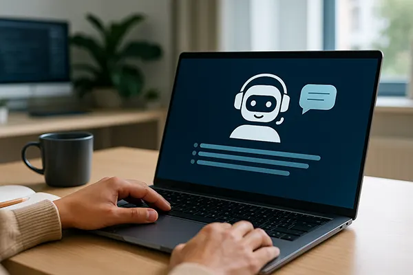 bot virtual em ação