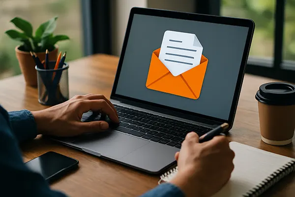 trabalho com e-mail