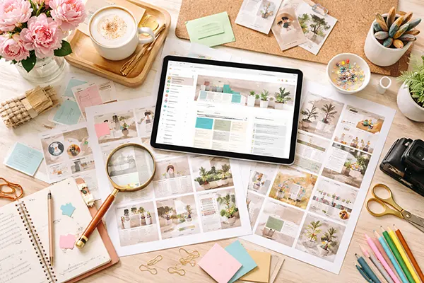 Bacheca calendario contenuti