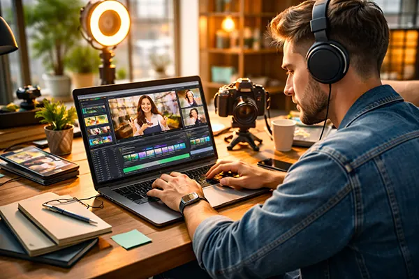 Montagem de vídeo digital