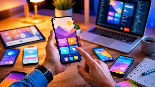 Lavoro testing smartphone